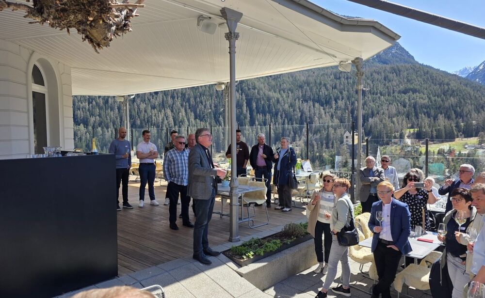 Begrüssung zur GV 2025 durch den Präsidenten René Fasler. (Foto: Marcel Filli, VDSS)